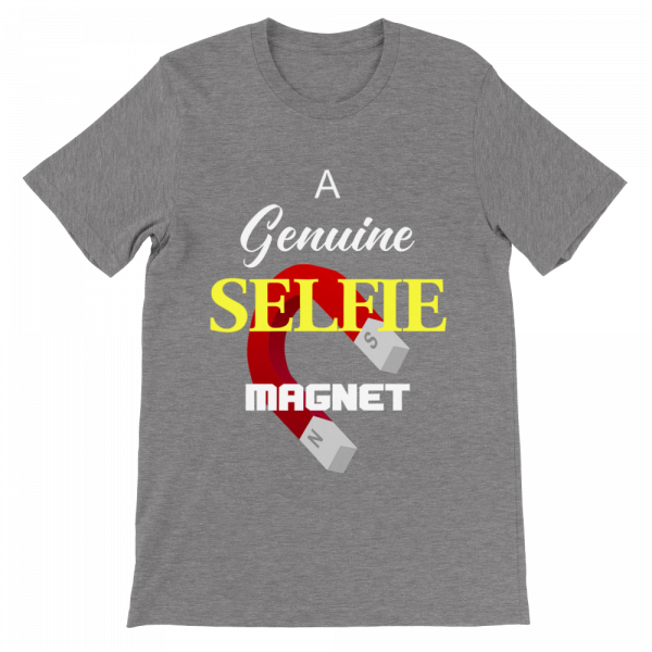 A Genuine Selfie T-shirt - grey