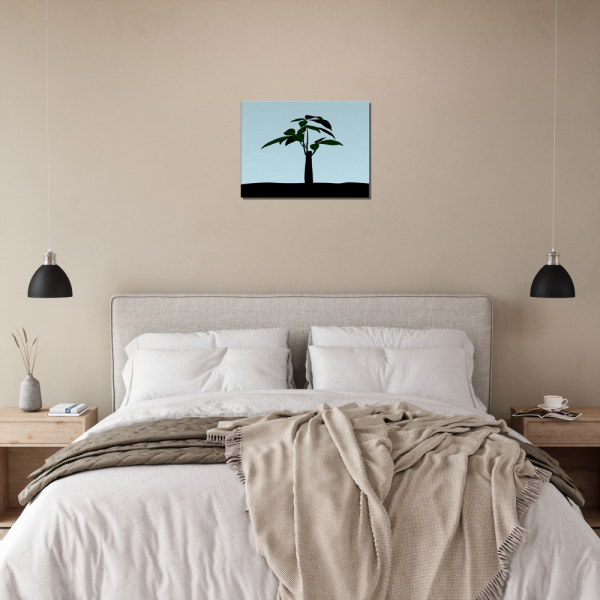 Mounted Lone Plant canvas