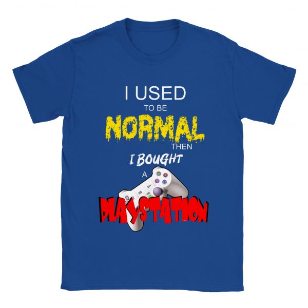I Used To Be Normal Tee - Royal