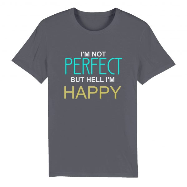 I'm Not Perfect Unisex Tee - Charcoal