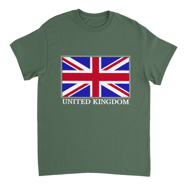 United Kingdom Unisex Tee - Military Green