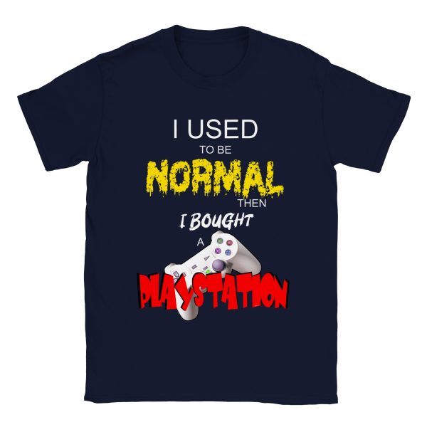 I Used To Be Normal Tee - Navy