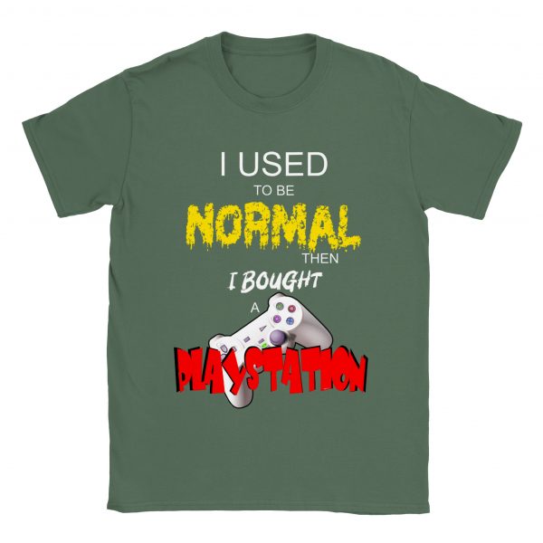 I Used To Be Normal Tee - Military Green