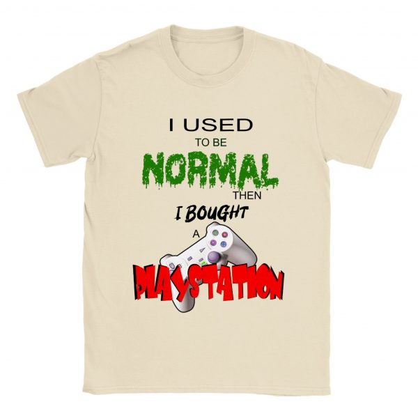 I Used To Be Normal Tee - natural