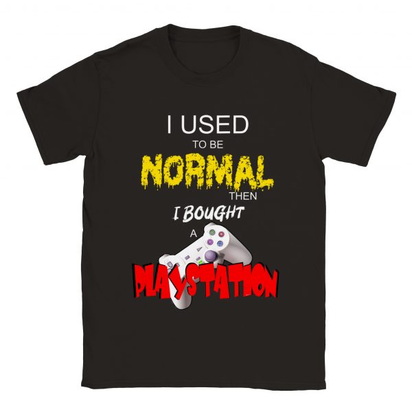 I Used To Be Normal Tee - Black