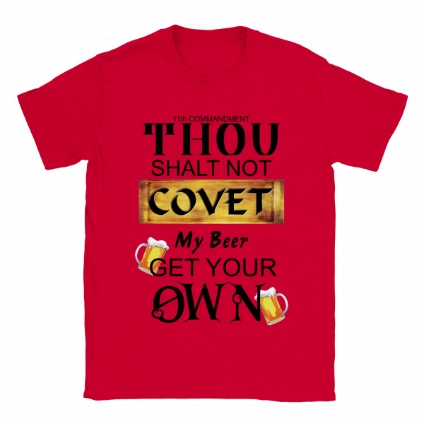11th Commandment Unisex T-shirt - Red