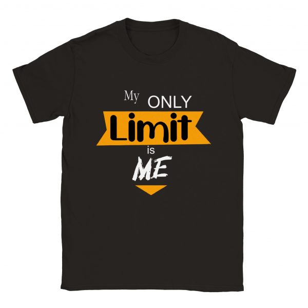 My Only Limit Unisex T-shirt - black