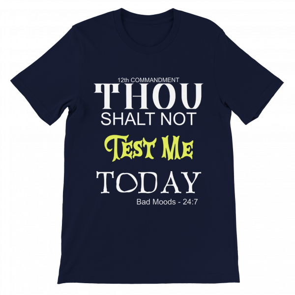 12th Commandment unisex Tee - Navy