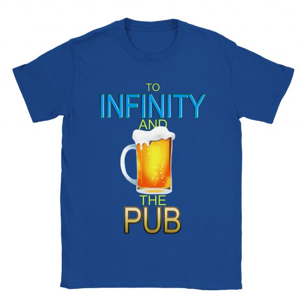 To Infinity and the Pub Unisex Tee - Royal
