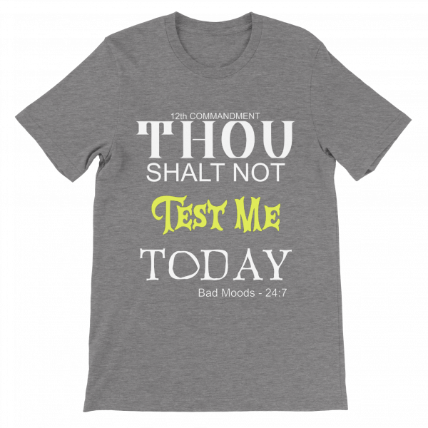 12th Commandment unisex Tee - Dark Heather