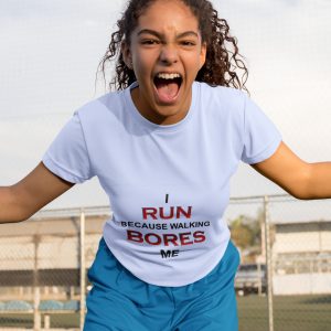 I Run Because Unisex Tee - Product Image