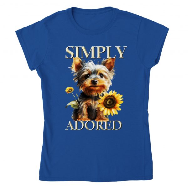 Simply Adored Terrier Tee - Royal